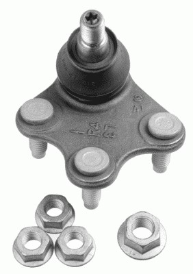 Kulled / Spindelled, Framaxel, Höger, Vänster Lemförder 33906 01 LEMFÖRDER