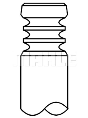 Avgasventil, Avgas-/utsläppssidan Mahle 029 VA 31101 100 MAHLE