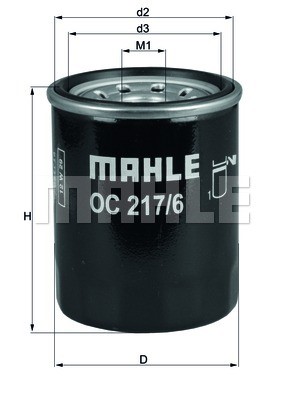 Oljefilter Mahle OC 217 MAHLE