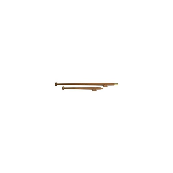 BÅTFLAGGSTÅNG 65CM TEAK