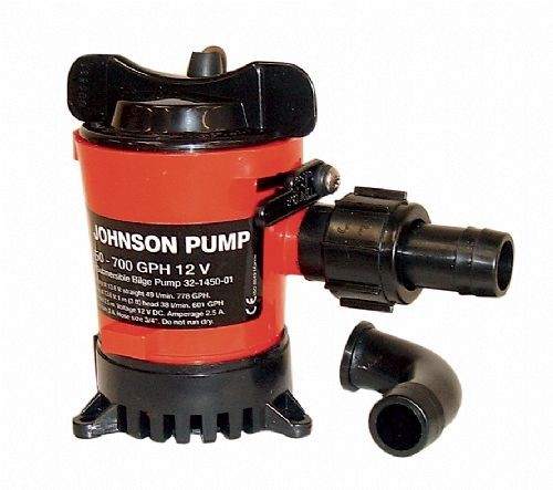 CARTRIDGE LÄNSPUMP L450 - 600 GPH, 12V - 33 L/MIN - 40 L/MIN