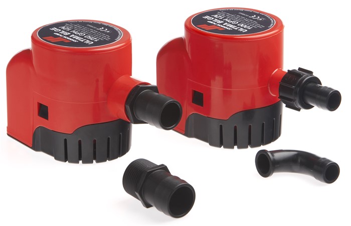 LÄNSPUMP - ULTIMA BILGE 600 GPH, 12 V - 32 L/MIN - 38 L/MIN