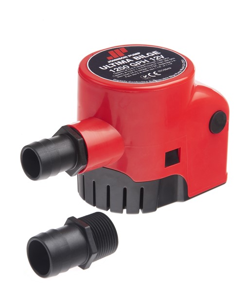 LÄNSPUMP - ULTIMA BILGE 1250 GPH, 12 V - 51 L/MIN - 79 L/MIN