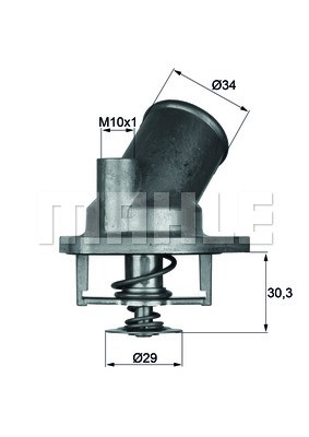 Termostat, kylvätska Mahle TI 2 92 MAHLE
