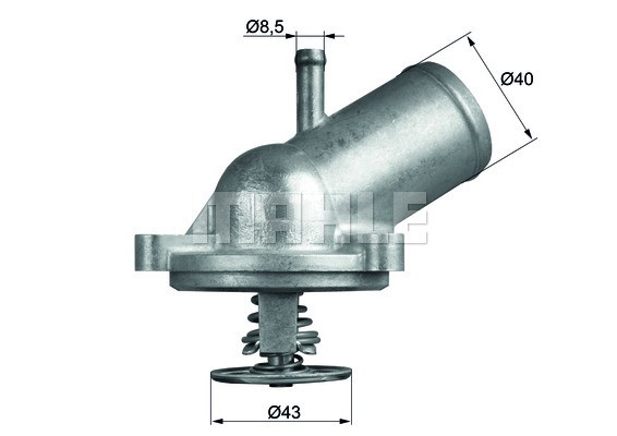 Termostat, kylvätska Mahle TI 209 87D MAHLE