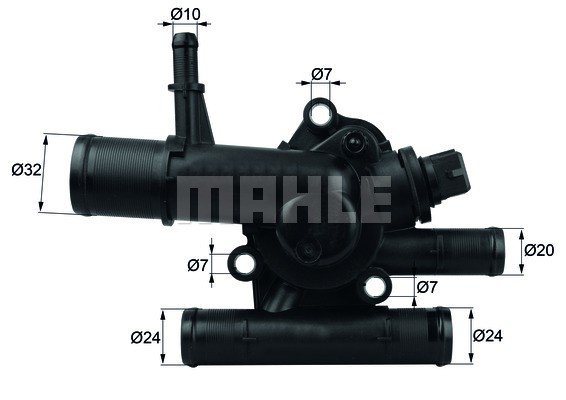Termostat, kylvätska Mahle TI 217 89 MAHLE