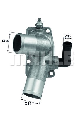 Termostat, kylvätska Mahle TI 44 92D MAHLE