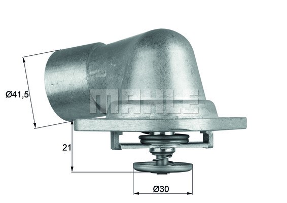 Termostat, kylvätska Mahle TI 46 92D MAHLE