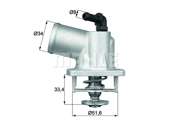 Termostat, kylvätska Mahle TI 54 92D MAHLE