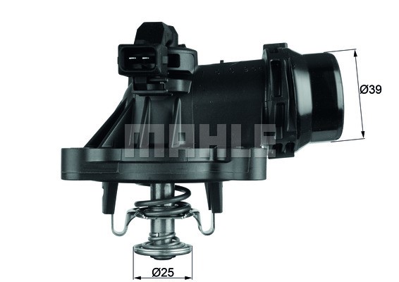 Termostat, kylvätska Mahle TM 18 105 MAHLE