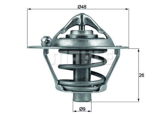 Termostat, kylvätska Mahle TX 108 82D MAHLE