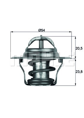 Termostat, kylvätska Mahle TX 14 87D MAHLE