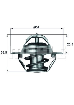 Termostat, kylvätska Mahle TX 3 83D MAHLE