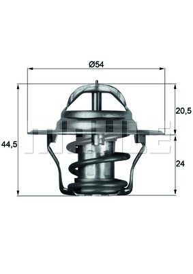 Termostat, kylvätska Mahle TX 4 92D MAHLE