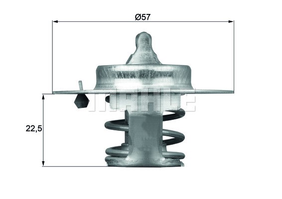 Termostat, kylvätska Mahle TX 60 83D MAHLE