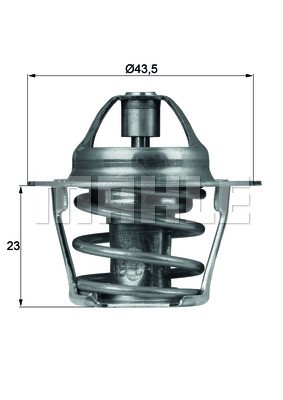 Termostat, kylvätska Mahle TX 61 83 MAHLE
