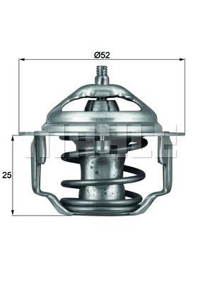 Termostat, kylvätska Mahle TX 64 88 MAHLE