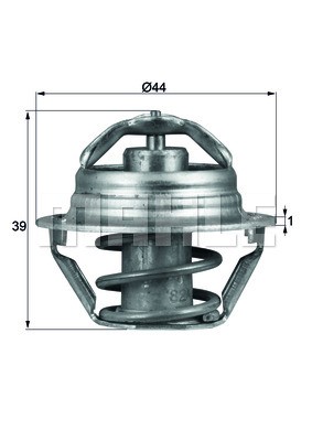Termostat, kylvätska Mahle TX 90 82D MAHLE