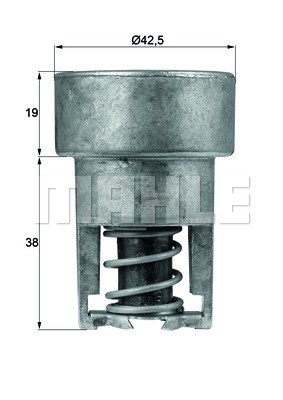 Termostat, kylvätska Mahle TX 98 82 MAHLE