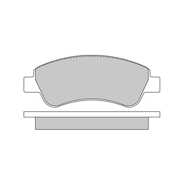 Bromsbeläggsats, Framaxel