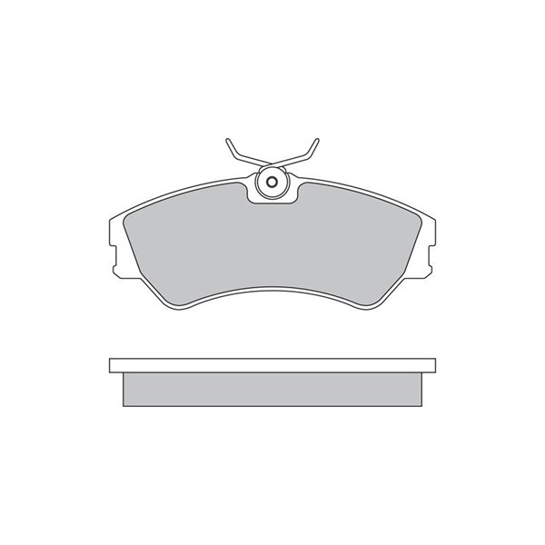 Bromsbeläggsats, Framaxel