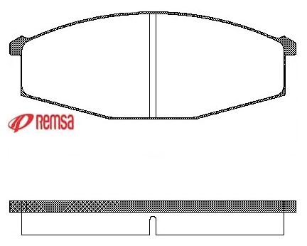 Bromsbeläggsats, Framaxel