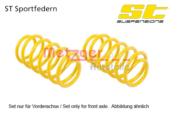 Sänkningssats, spiralfjädrar, Bakaxel, Framaxel Sänkningssats, spiralfjädrar, Bakaxel, Framaxel