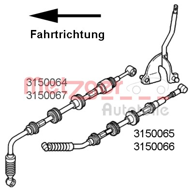 Vajer, manuell transmission