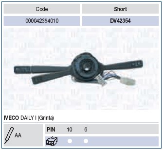 Rattstångsbrytare Magneti marelli 000042354010 MAGNETI MARELLI