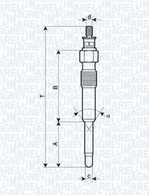 Glödstift MAGNETI MARELLI
