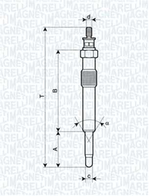 Glödstift MAGNETI MARELLI