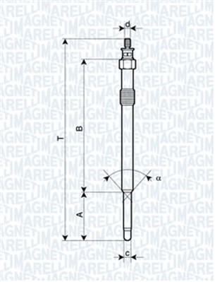 Glödstift MAGNETI MARELLI