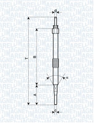 Glödstift MAGNETI MARELLI