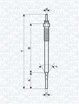 Glödstift MAGNETI MARELLI