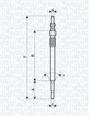 Glödstift MAGNETI MARELLI