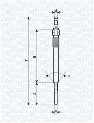 Glödstift MAGNETI MARELLI