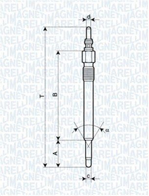Glödstift MAGNETI MARELLI