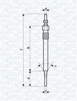 Glödstift MAGNETI MARELLI