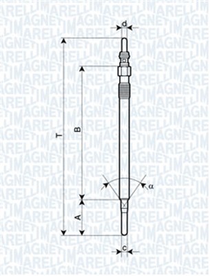 Glödstift MAGNETI MARELLI
