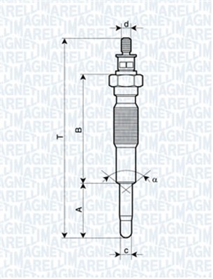 Glödstift MAGNETI MARELLI