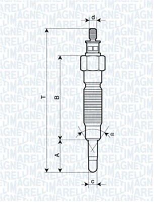 Glödstift MAGNETI MARELLI