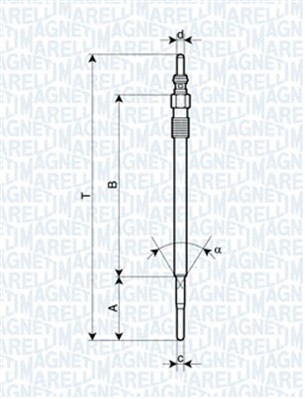 Glödstift MAGNETI MARELLI