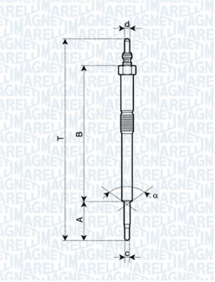 Glödstift MAGNETI MARELLI