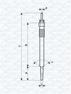 Glödstift MAGNETI MARELLI