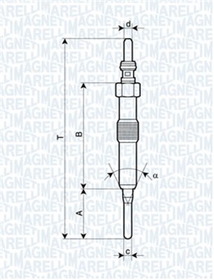 Glödstift MAGNETI MARELLI