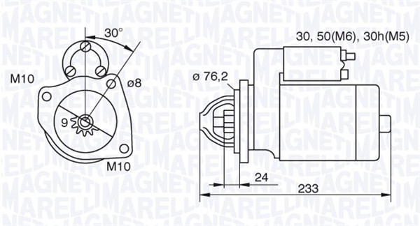Startmotor 12V Magneti marelli 063521074420 MAGNETI MARELLI Startmotor 12V Magneti marelli 063521074420 MAGNETI MARELLI