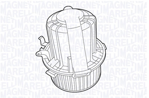 Kupéfläkt 12V Magneti marelli 069412710010 MAGNETI MARELLI