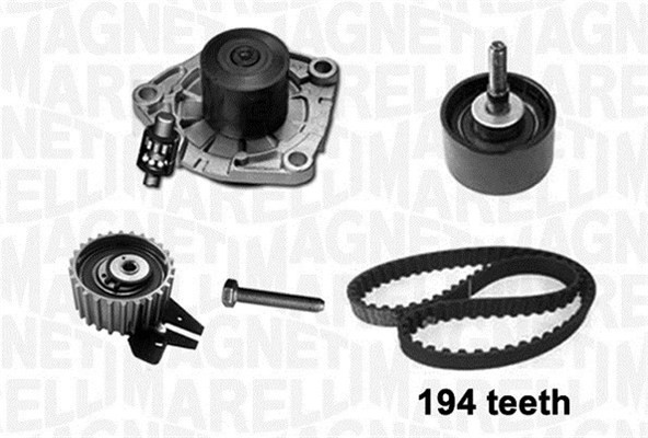 Kamremskit med vattenpump Magneti marelli 341404050001 MAGNETI MARELLI