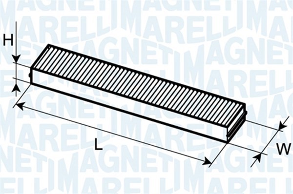 Kupefilter Magneti marelli 350203061040 MAGNETI MARELLI