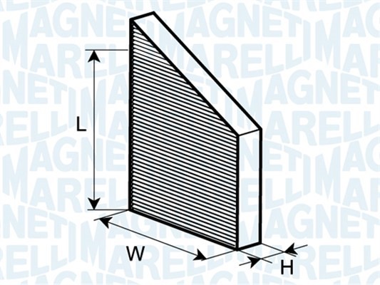 Kupefilter Magneti marelli 350203061630 MAGNETI MARELLI